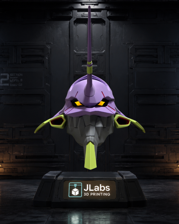 EVA-01 Evangelion Unit-01 Wearable Helmet — LED Eyes