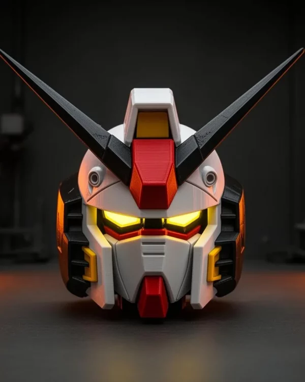 Wearable Gundam Heavyarms Custom Helmet — LED Eyes