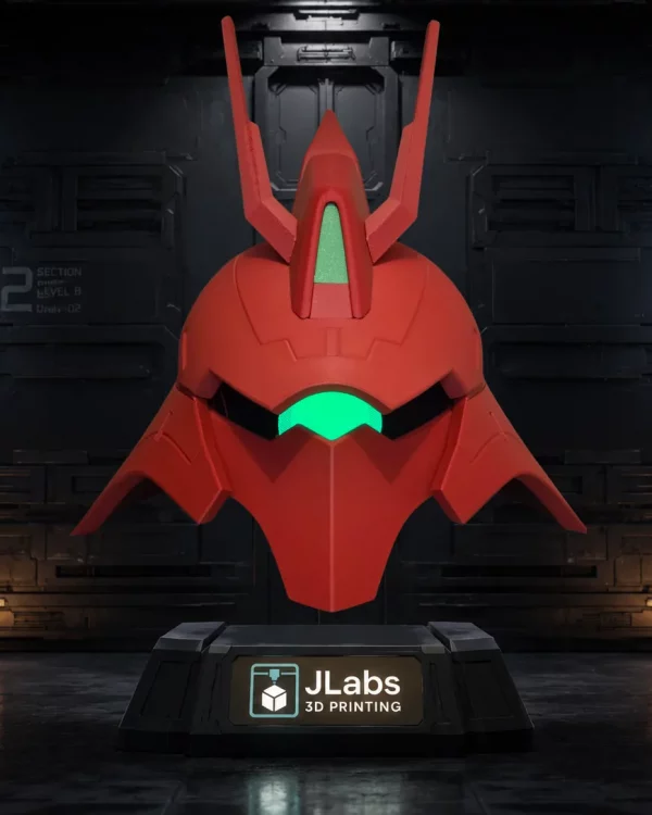 Wearable MSN-04 Sazabi Helmet — LED Mono-Eye